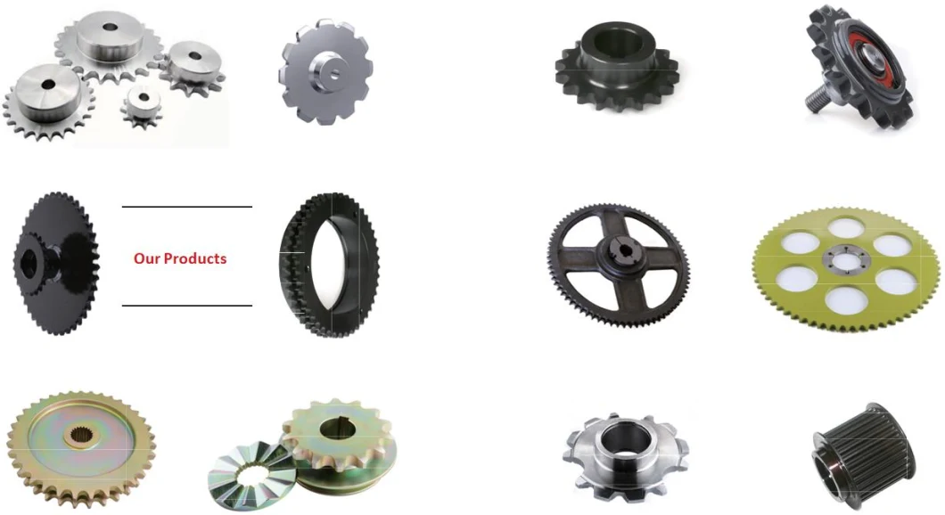 Industrial Rear Chain Wheel Sprocket Drive Motorcycle Stainless Steel Roller Chain Sprocket